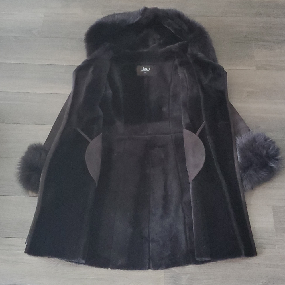 👑 4X HOST PICK 👑 🔥NEW 🔥 Genuine Shearling Coat with Hood - Picture 14 of 16